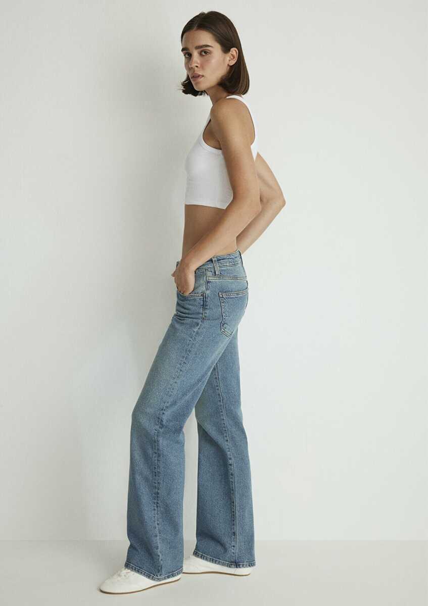 Mavi Ibiza Real Blue Gölgeli Açık Mavi Straigth Fit Kadın Jean Pantolon 1010530-88460 - 4