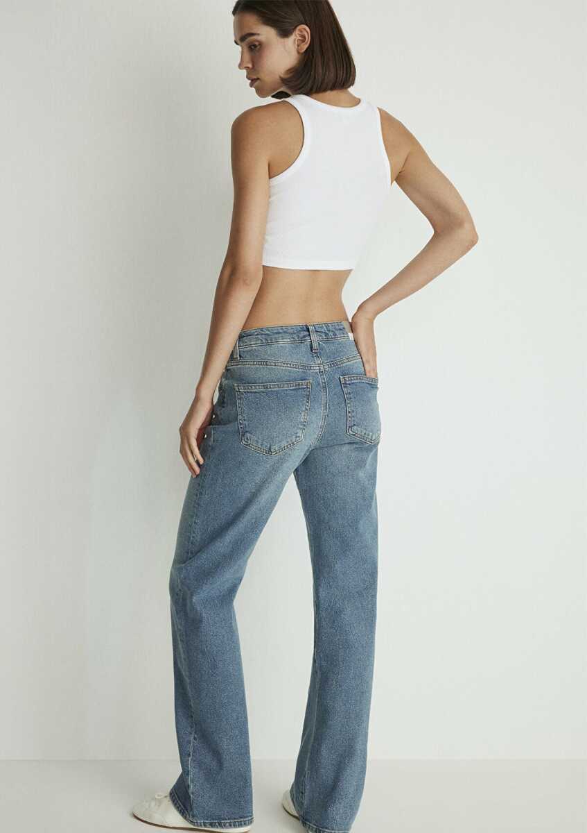 Mavi Ibiza Real Blue Gölgeli Açık Mavi Straigth Fit Kadın Jean Pantolon 1010530-88460 - 5