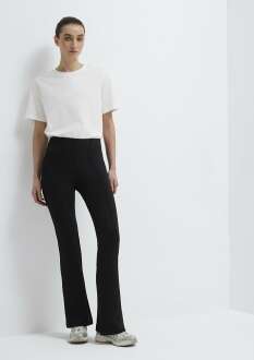 Mavi İspanyol Paça Siyah Kadın Eşofman Altı 1011175-900 