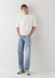 Mavi itte Street Açık Mavi Loose Fit Erkek Jean Pantolon 0010101-A3985
