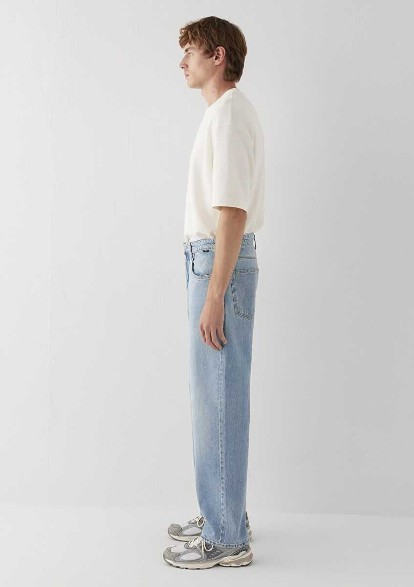 Mavi itte Street Açık Mavi Loose Fit Erkek Jean Pantolon 0010101-A3985 - 4