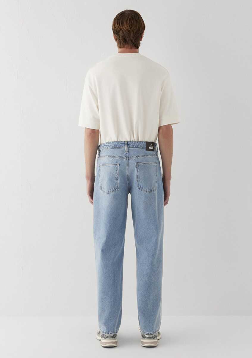 Mavi itte Street Açık Mavi Loose Fit Erkek Jean Pantolon 0010101-A3985 - 5