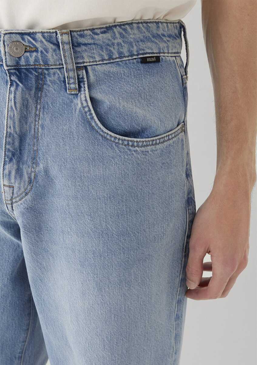 Mavi itte Street Açık Mavi Loose Fit Erkek Jean Pantolon 0010101-A3985 - 6