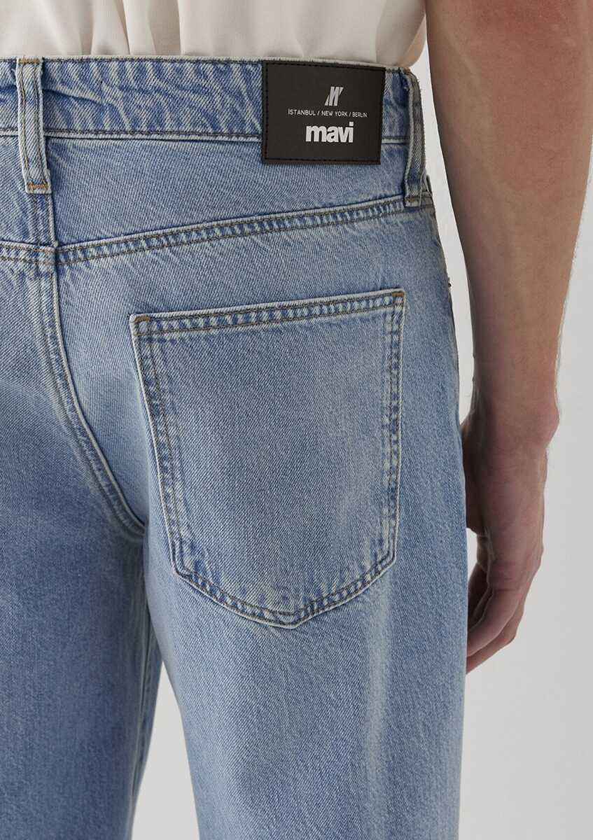 Mavi itte Street Açık Mavi Loose Fit Erkek Jean Pantolon 0010101-A3985 - 8