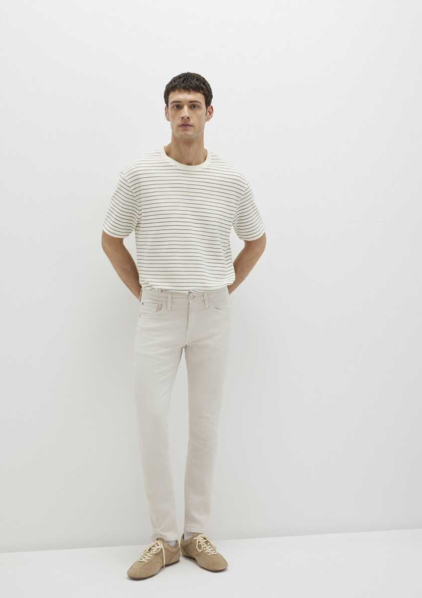 Mavi Jake Ekru Comfort Gabardin Erkek Pantolon 0042222763 - 1