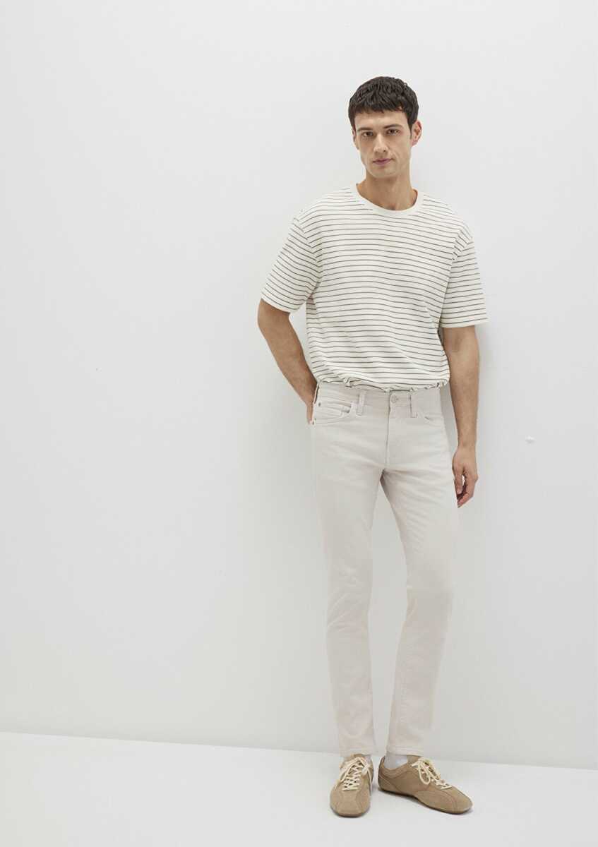 Mavi Jake Ekru Comfort Gabardin Erkek Pantolon 0042222763 - 3