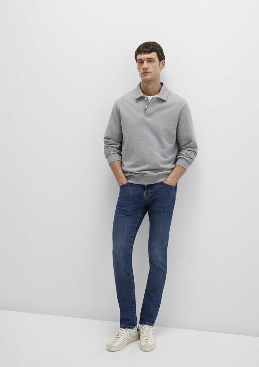 Mavi Jake Premium Blue Gölgeli Koyu Mavi Erkek Jean Pantolon 0042288222 - 2