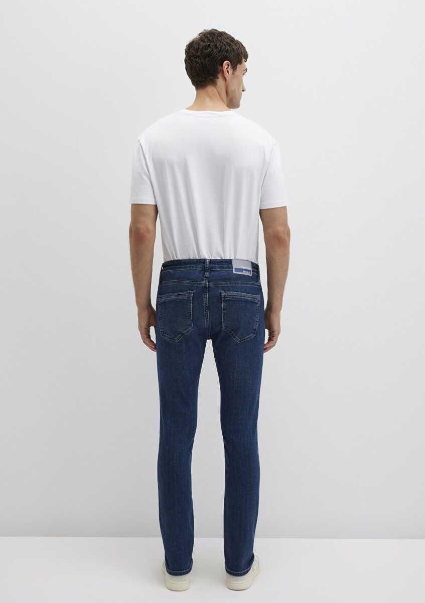 Mavi Jake Premium Blue Gölgeli Koyu Mavi Erkek Jean Pantolon 0042288222 - 4