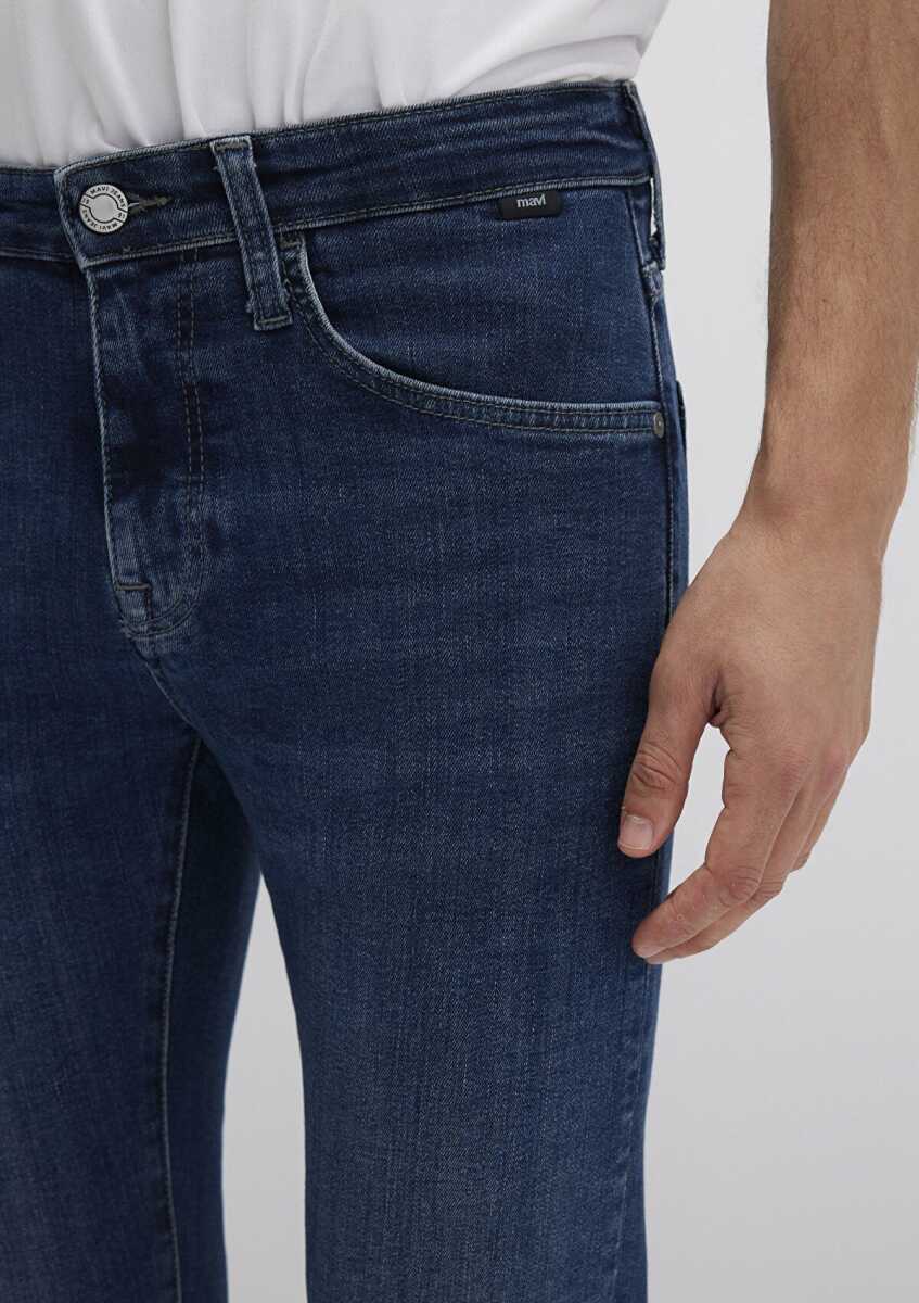 Mavi Jake Premium Blue Gölgeli Koyu Mavi Erkek Jean Pantolon 0042288222 - 5