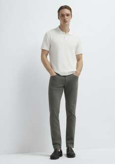 Mavi Jake Yeşil Gabardin Skinny Erkek  Pantolon 00422A2940 