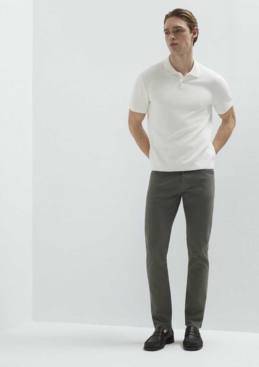 Mavi Jake Yeşil Gabardin Skinny Erkek  Pantolon 00422A2940 (1)