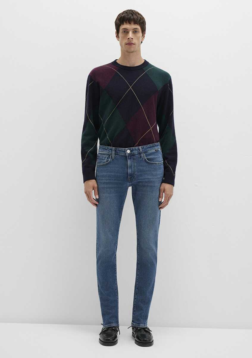 Mavi James Classic Denim Indigo Mavisi Puslu Skınny Erkek Jean Pantolon 0042487697 - 3
