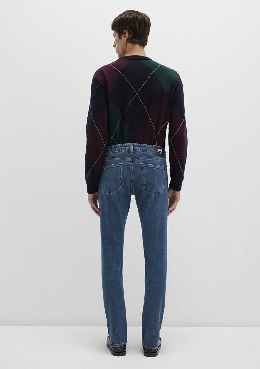 Mavi James Classic Denim Indigo Mavisi Puslu Skınny Erkek Jean Pantolon 0042487697 - 4