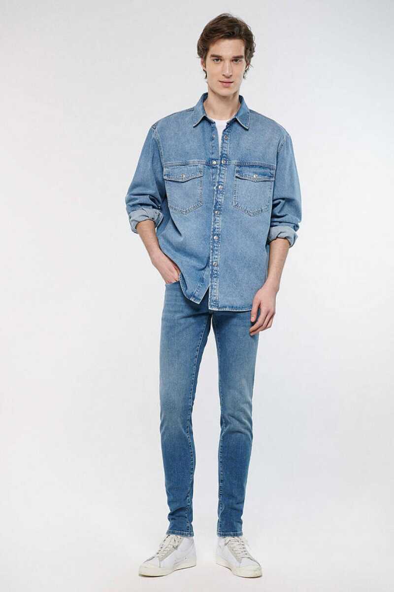 Mavi James Dusty Vintage Premium Blue Erkek Jean Pantolon 0042483808 - 2