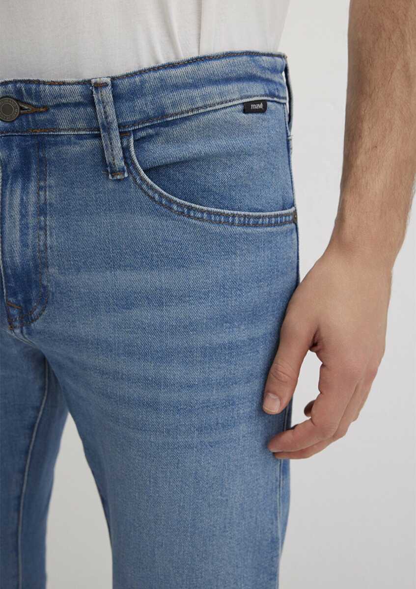 Mavi James Mid Sky Blue 90 's Erkek Jean Pantolon 0042490984 - 5