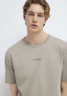 Mavi Jeans Baskılı Bej Loose Fit Erkek Tişört 0613348-70352 