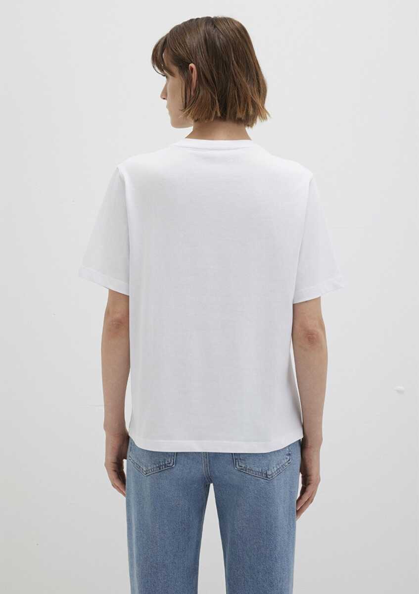 Mavi Jeans Baskılı Beyaz Kadın Tişört 1612421-620 - 5