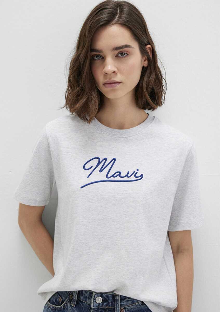 Mavi Jeans Baskılı Kadın Tişört 1612421-87033 - 1