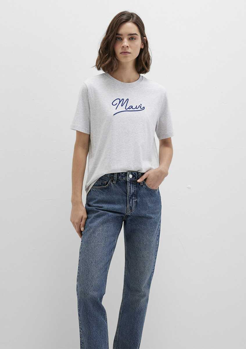 Mavi Jeans Baskılı Kadın Tişört 1612421-87033 - 2
