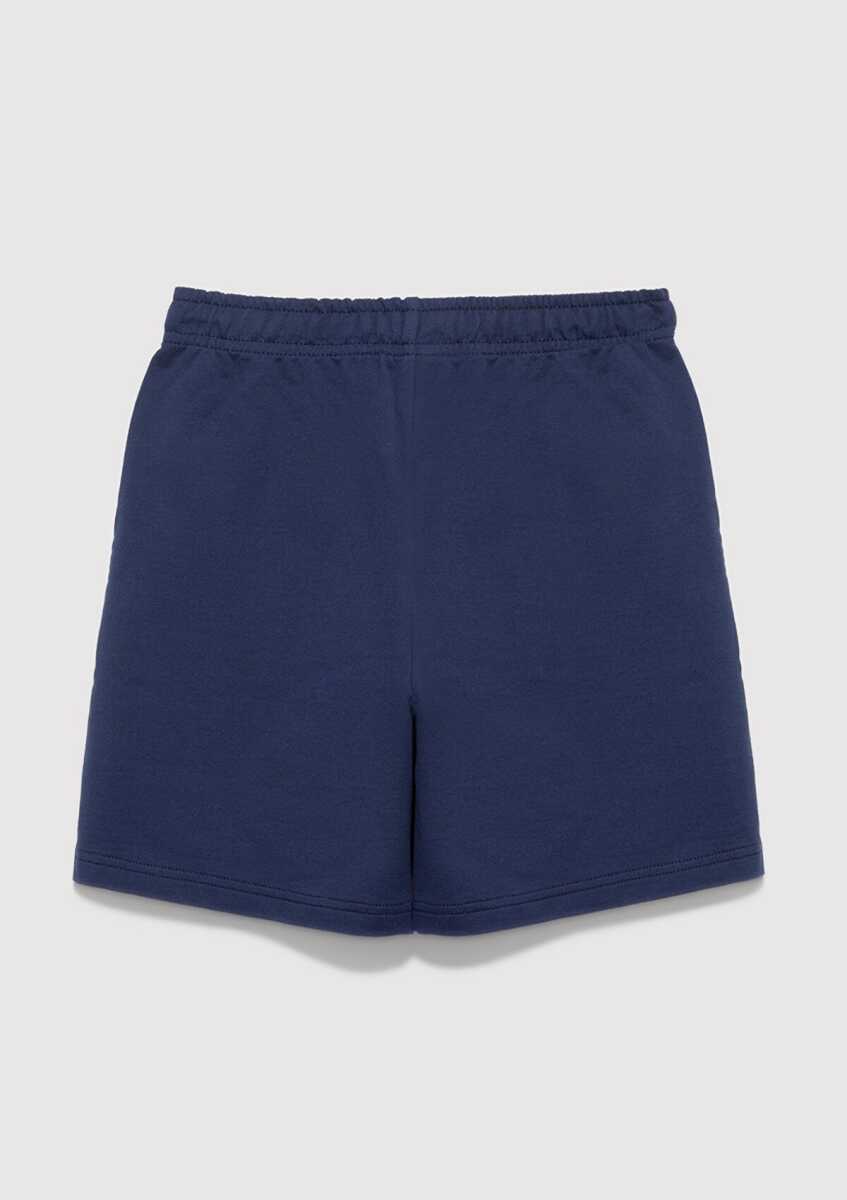 Mavi Jeans Baskılı Lacivert Loose Fit Çocuk Şort 6410019-70491 (1)