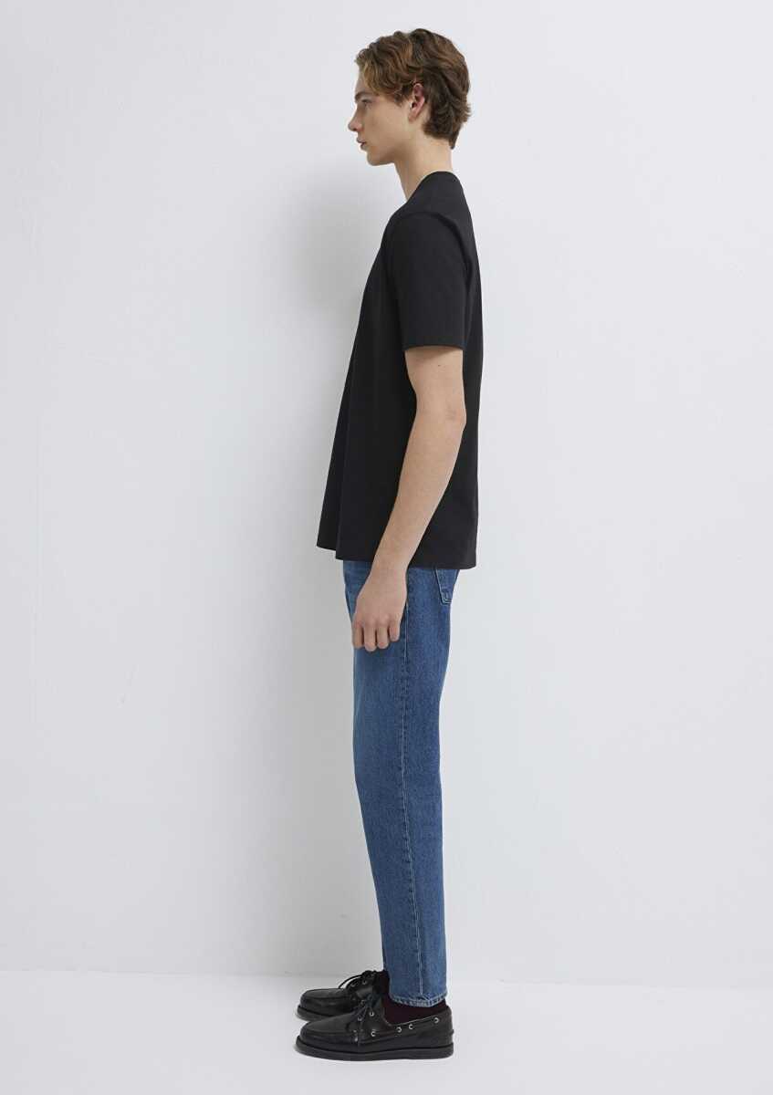 Mavi Jeans Baskılı Siyah Loose Fit Erkek Tişört 0613348-900 - 3