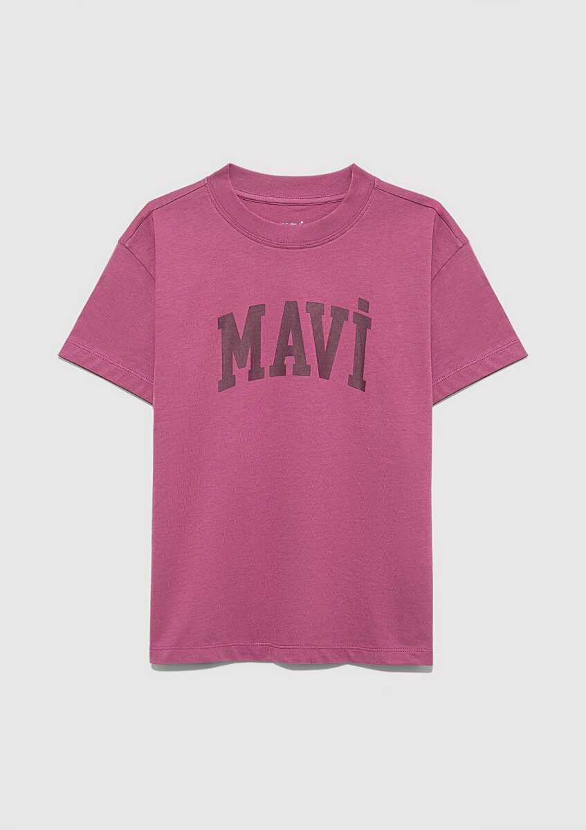Mavi Jenerik Logo Baskılı Çocuk Tişört 7610385-70651 - 1