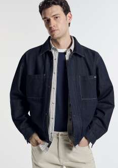 Mavi Jeran Rinse Mavi Edition Lacivert Oversize Erkek Jean Ceket  0111229-A1711 