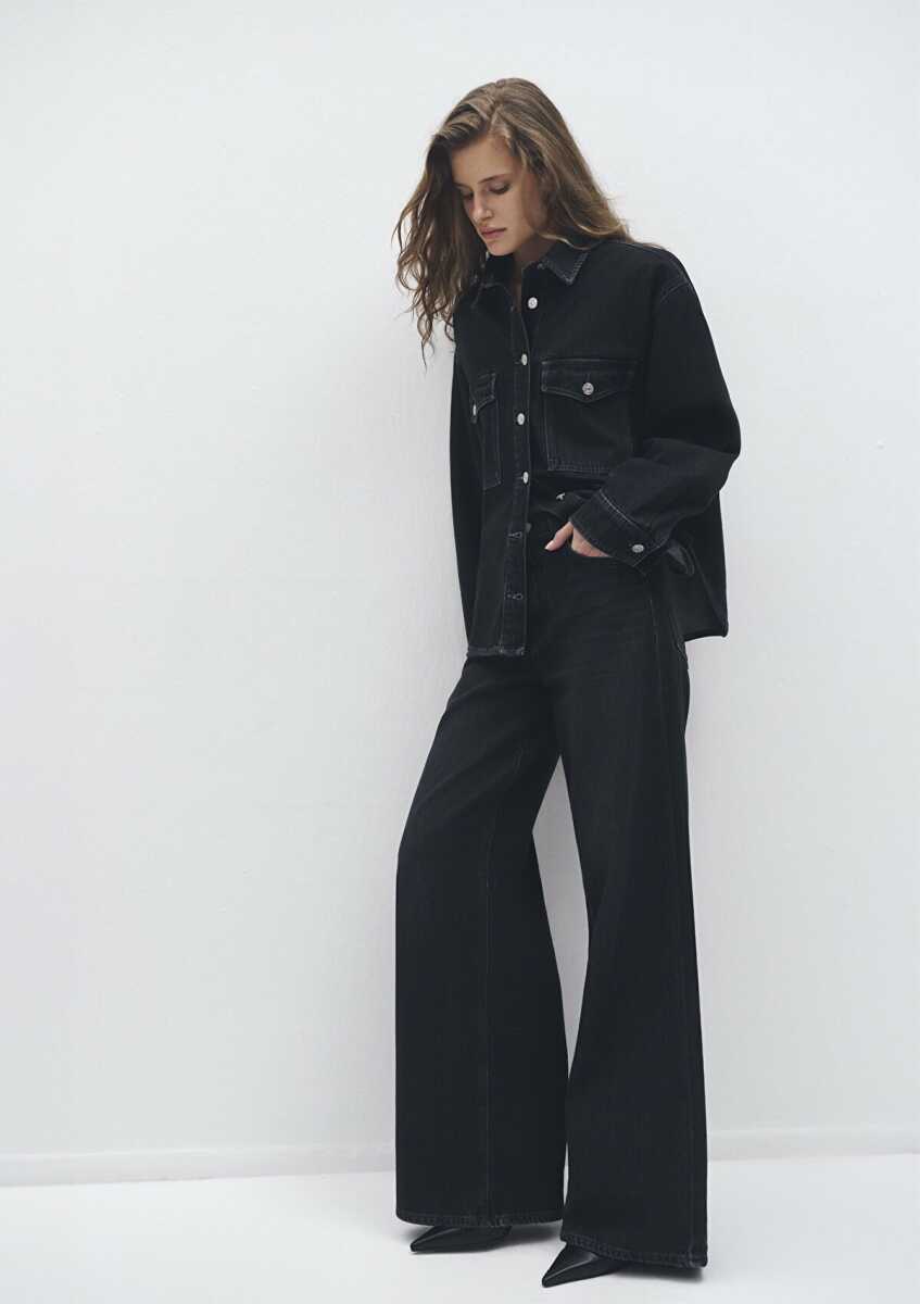 Mavi Joy Mavi Edition Tencel TM Lyocell Karışımlı Gri Smoke Kadın Jean Pantolon 1010960-89248 - 1
