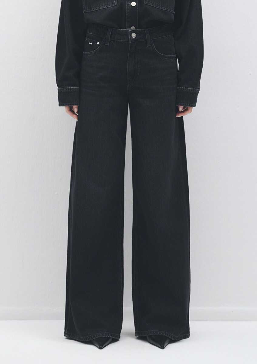 Mavi Joy Mavi Edition Tencel TM Lyocell Karışımlı Gri Smoke Kadın Jean Pantolon 1010960-89248 - 5