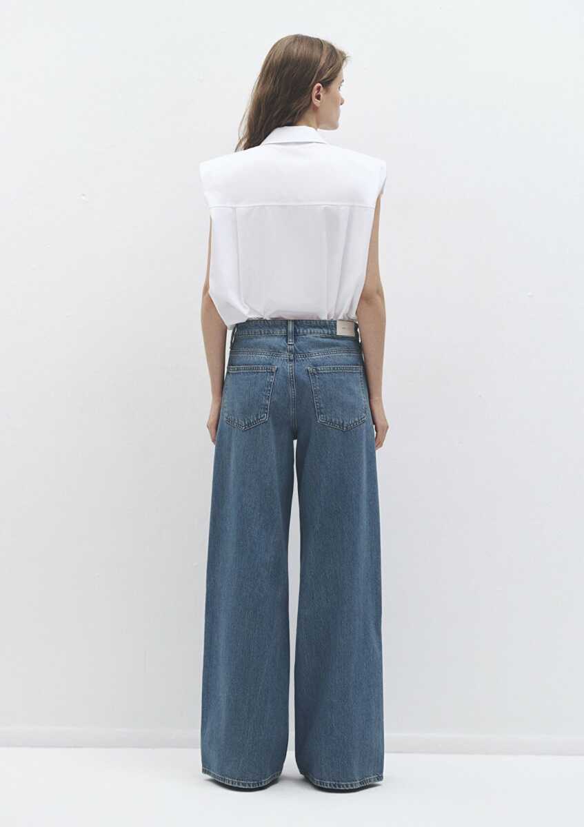 Mavi Joy Mid Mavi Edition Wide Leg Kadın Jean Pantolon 1010960-89249 - 6