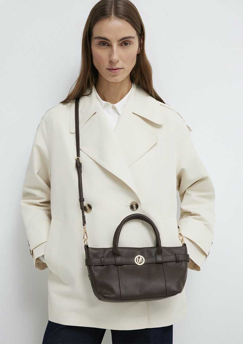 Mavi Kahverengi Çapraz Kadın Çanta 1913459-33382 - Mavi