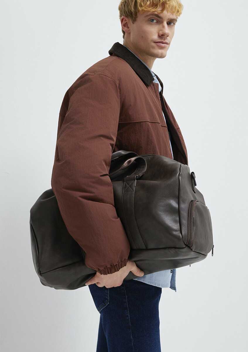 Mavi Kahverengi Erkek Spor Çantası 0911571-70246 - Mavi (1)