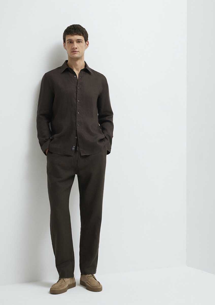 Mavi Kahverengi Jogger Loose Fit Erkek Eşofman Altı0010577-70219