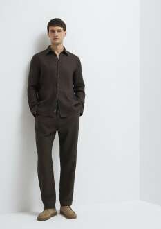 Mavi Kahverengi Jogger Loose Fit Erkek Eşofman Altı0010577-70219 