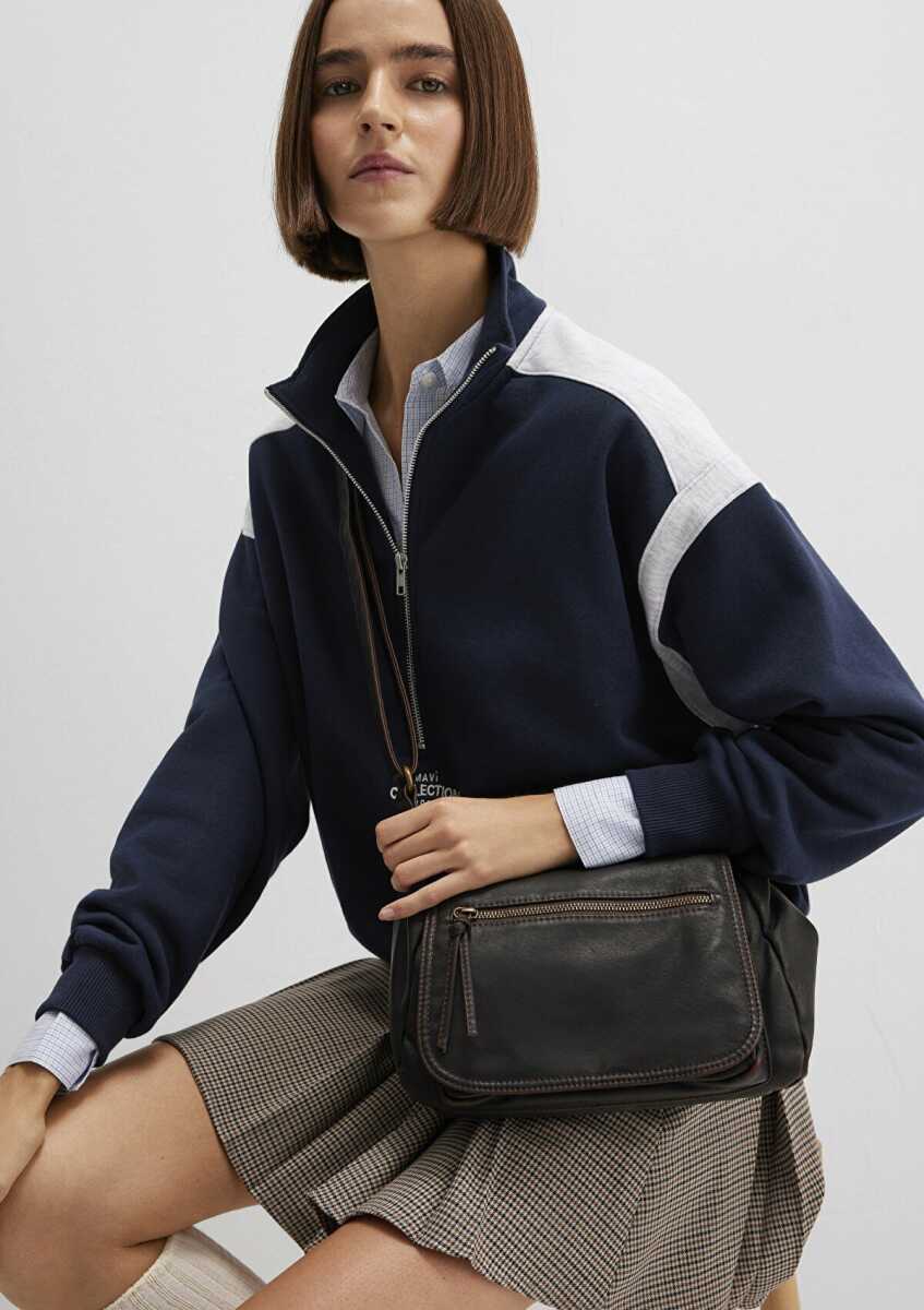 Mavi Kahverengi Kadın Çapraz Çanta 197134-70221 - Mavi