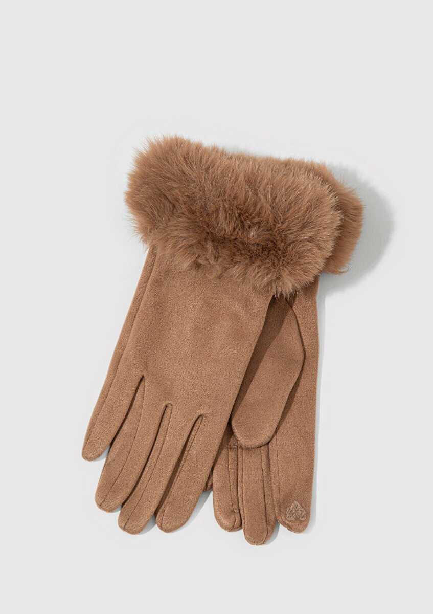 Mavi Kahverengi Kadın Eldiven 1913592-82046 - Mavi