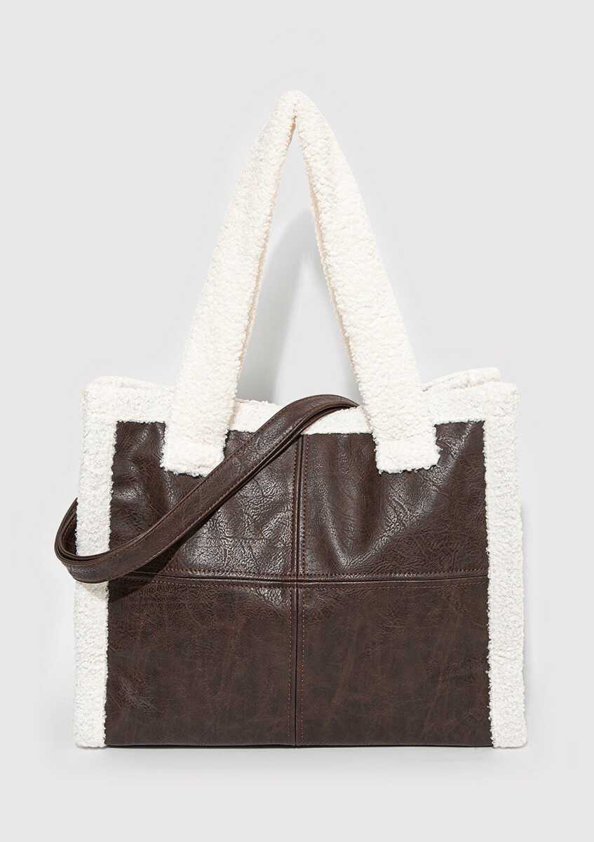 Mavi Kahverengi Kadın Kol Çantası 1911682-70221 - Mavi (1)