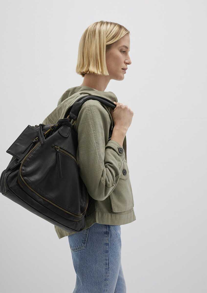 Mavi Kahverengi Kadın Omuz Çantası1913480-70221 - Mavi (1)