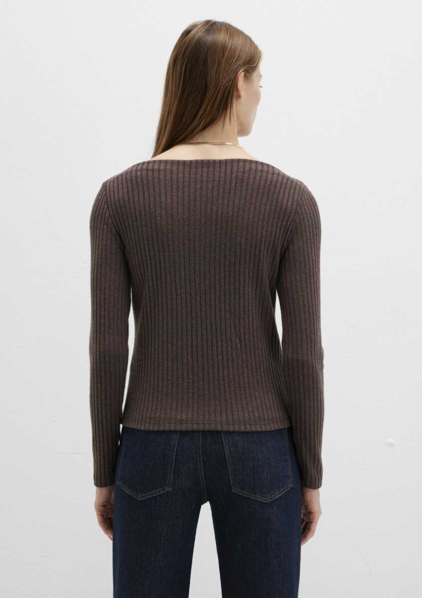 Mavi Kahverengi Kadın Sweat 1613596-88067 - 4