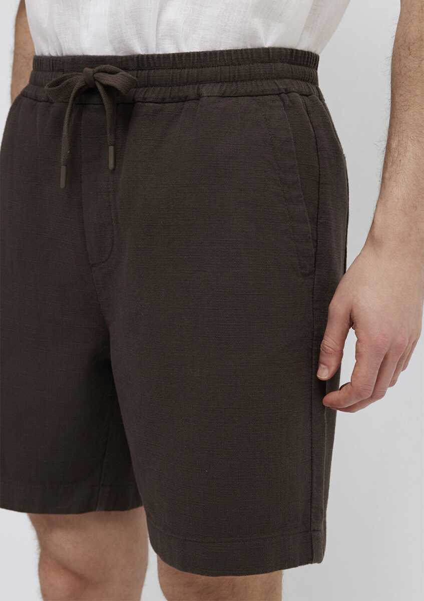 Mavi Kahverengi Loose Fit Erkek Şort 0410325-70219 - 6