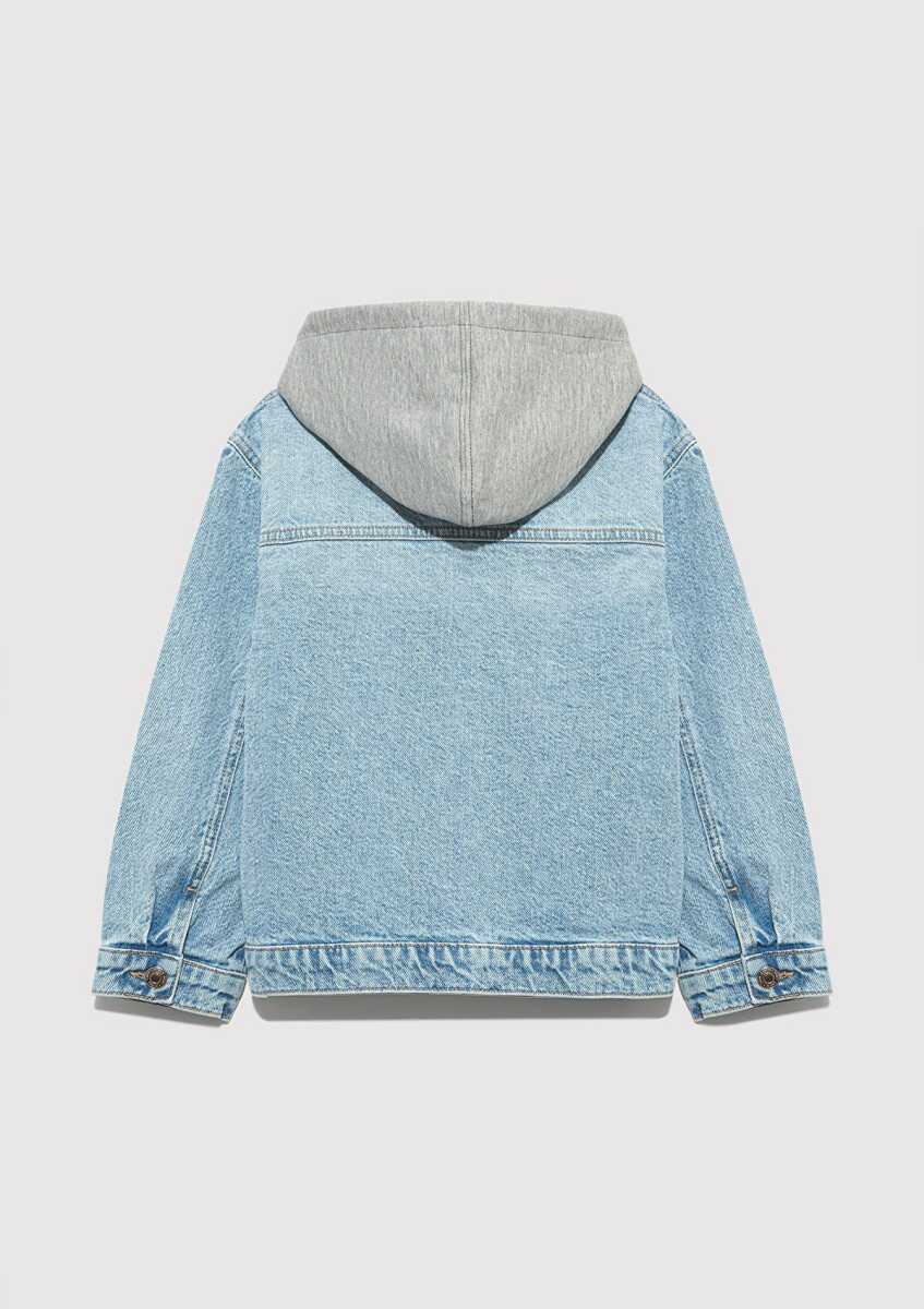 Mavi Kai Açık Mavi Çocuk Jean Ceket 6111402-A2943 (1)