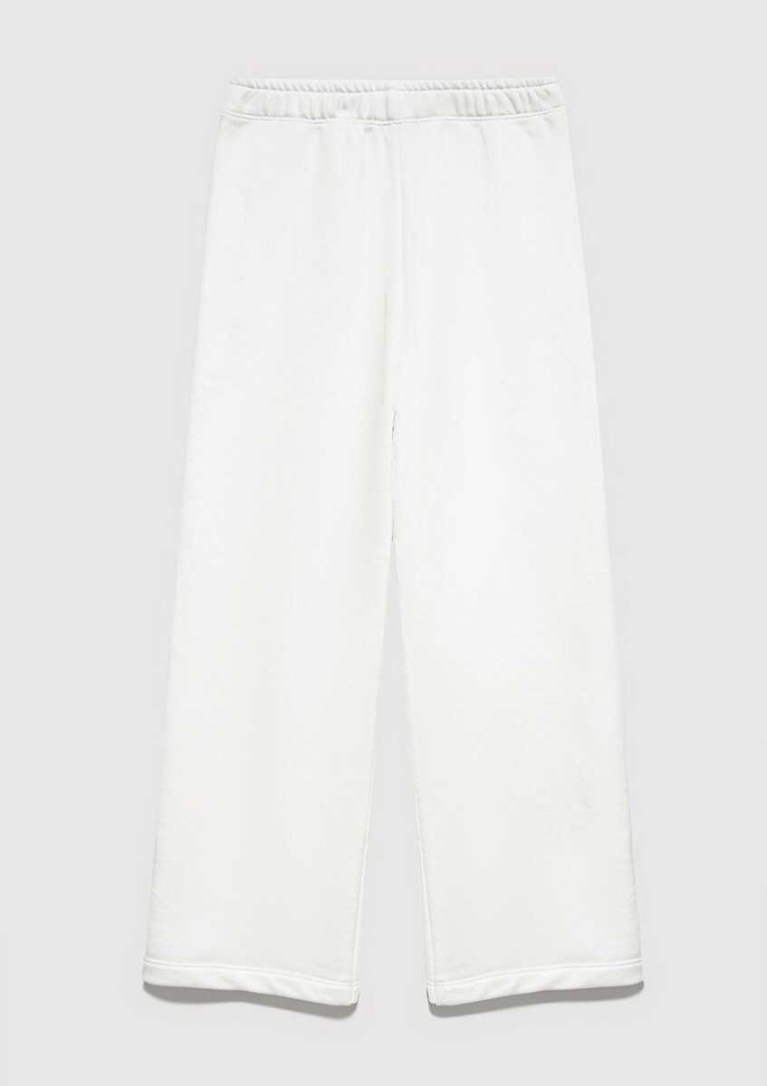 Mavi Kalp Baskılı Ekru Loose Fit Çocuk Eşofman Altı 7010044-70057 - 4