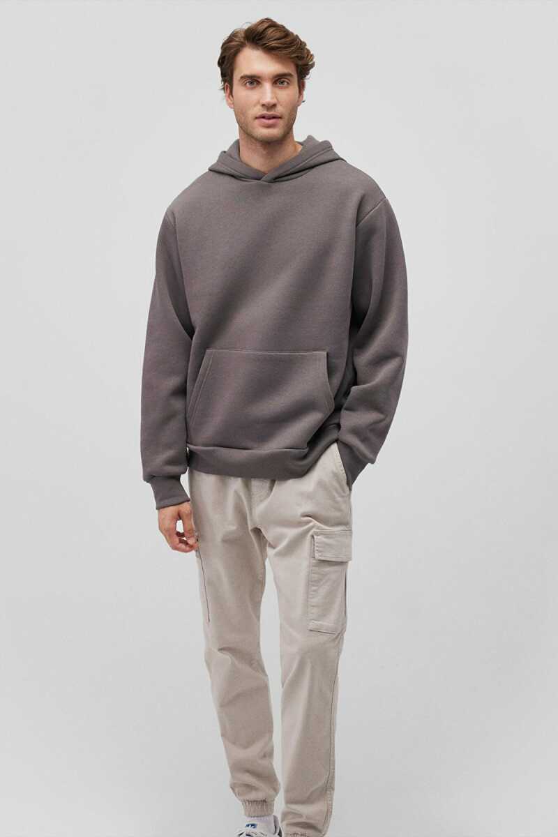 Mavi Kapişonlu Gri Erkek Sweat 0S10275-70096 - 2