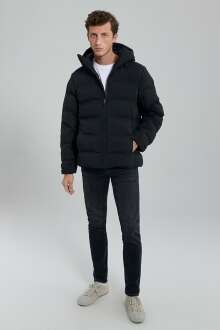 Mavi Kapişonlu Jet Black Erkek Ceket 0110313-71379