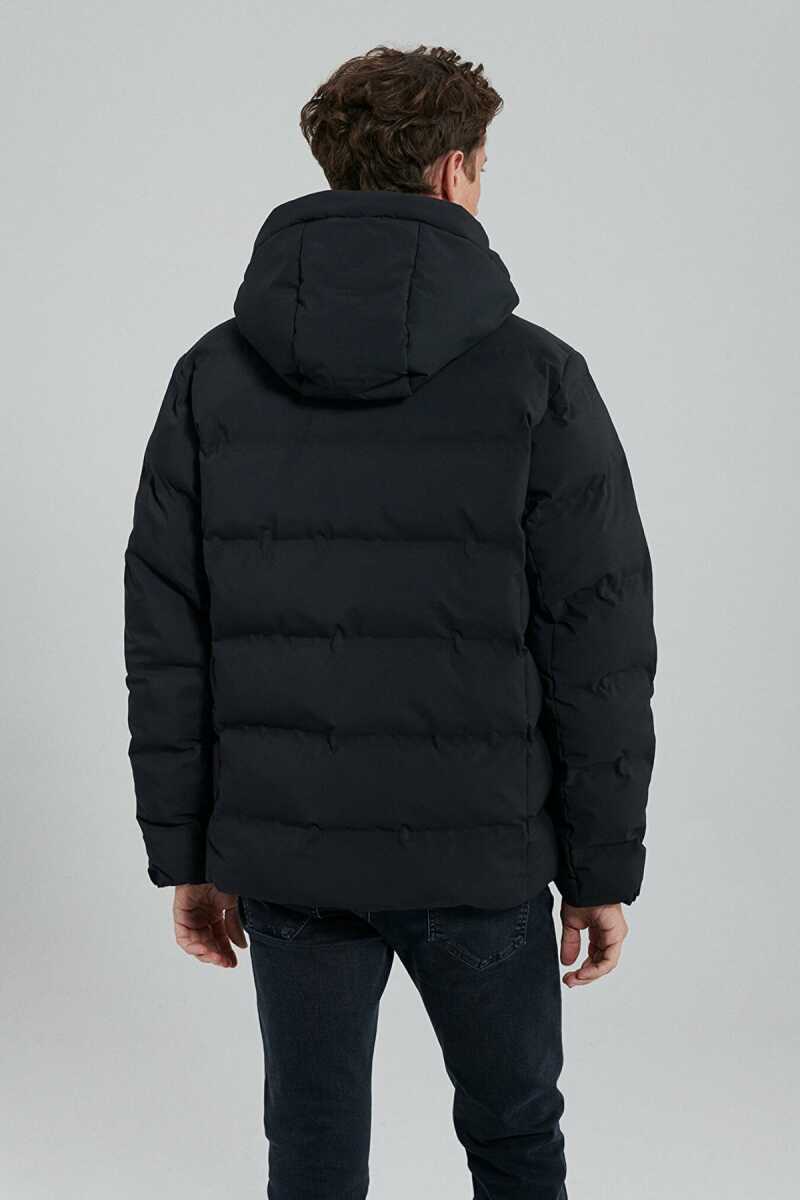 Mavi Kapişonlu Jet Black Erkek Ceket 0110313-71379 - 4