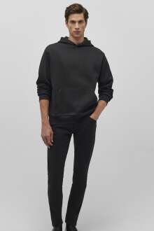 Mavi Kapişonlu Siyah Erkek Sweat 0S10275-900