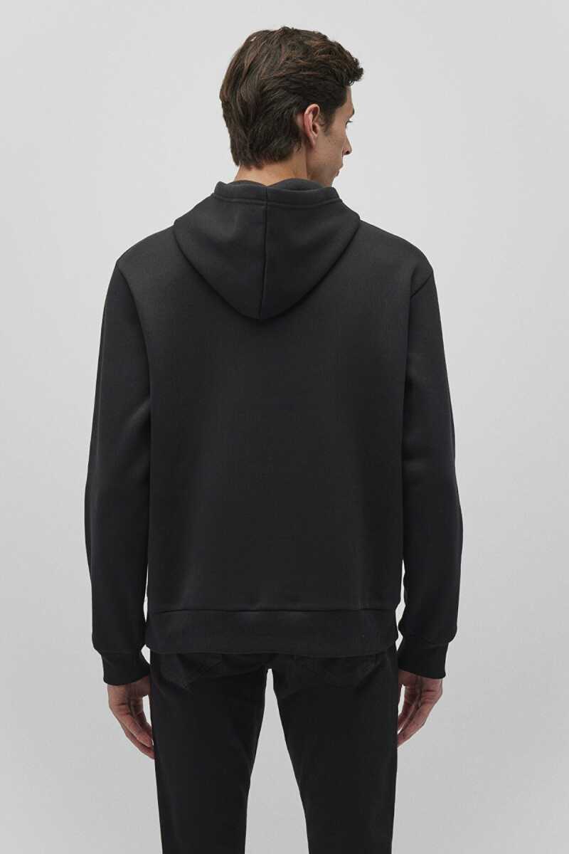 Mavi Kapişonlu Siyah Erkek Sweat 0S10275-900 - 4
