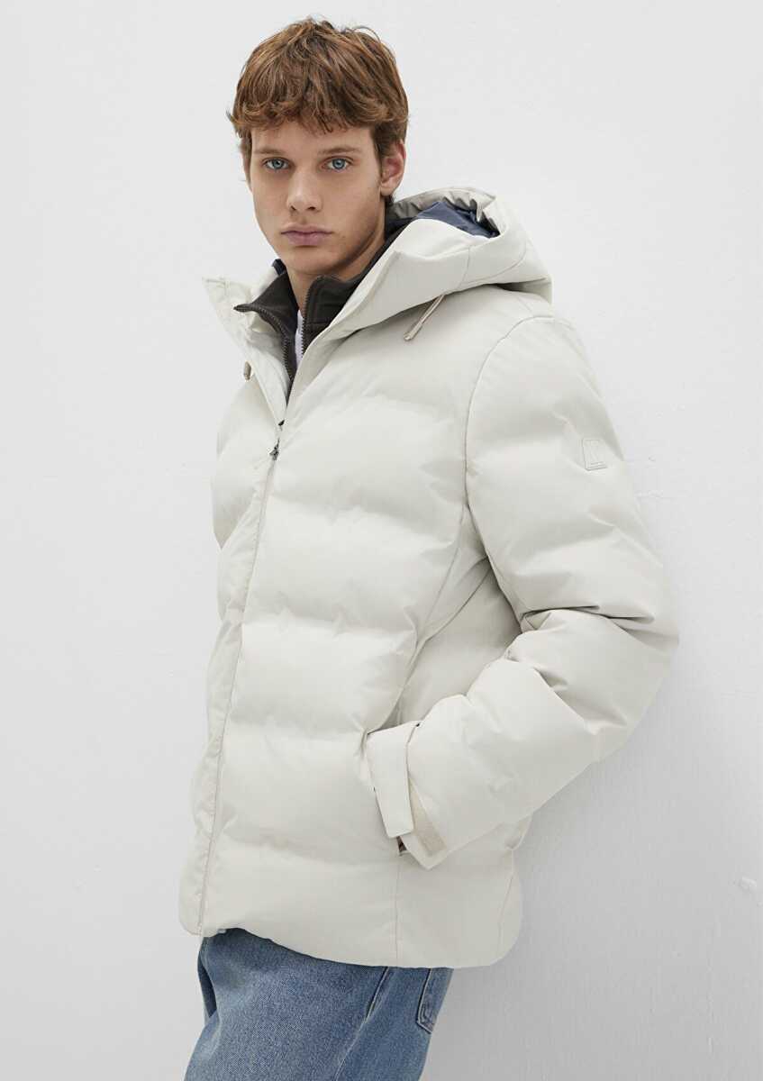 Mavi Kapüşonlu Erkek Ceket 0110313-70144 - Mavi