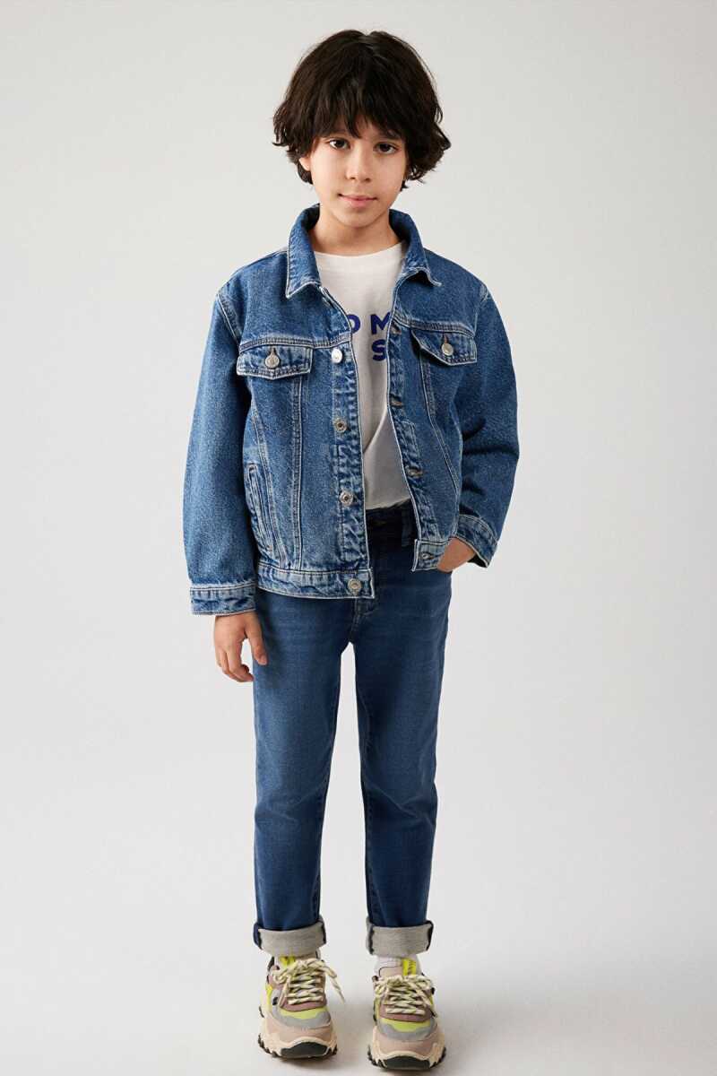 Mavi Ken Dark Blue Str Çocuk Jean 6110001-86708 (1)