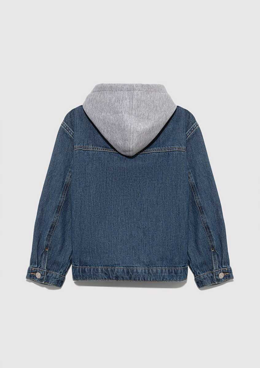 Mavi Kıa Dark Blue Denim Çocuk Jean Ceket 6111402-91062 - 2